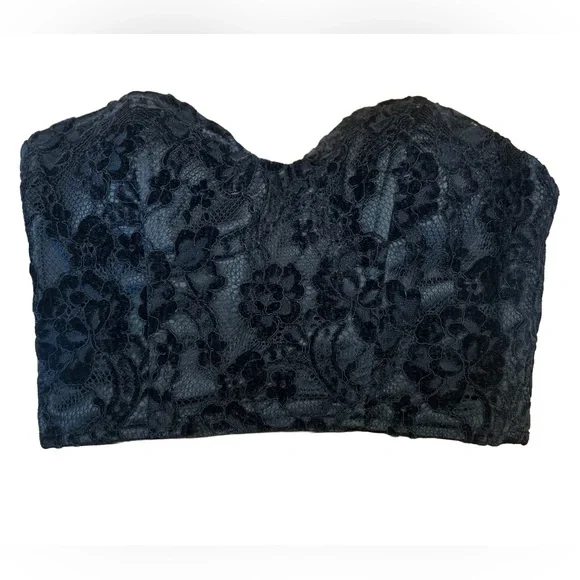 NEW Naked Wardrobe Black Lace Bustier Corset Top, Sizes XS & S - Picture 4 of 12